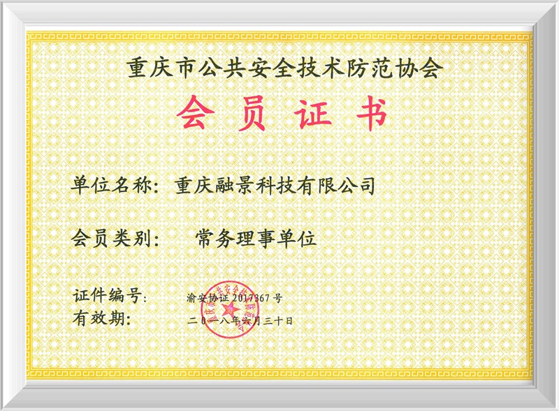 重庆市安防协会常务理事单位